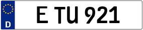 Truck License Plate